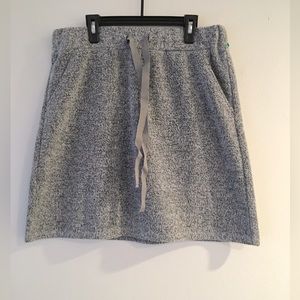 Loft brushed knit jogger skirt size s